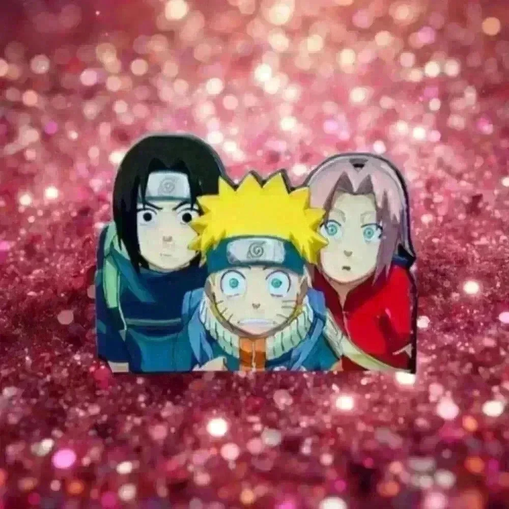 Naruto, Sasuke, and Sakura Team 7 Youthful Enamel Pin - Nostalgic Anime Pin - Picture 1 of 4